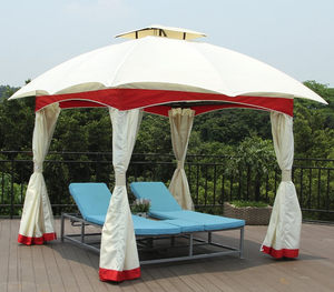 300 * 300CM Plaj Gazebo Suya Dayanıklı Polyester Canoy Çadır